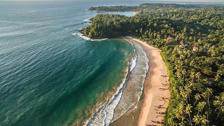 Beach yoga retreat